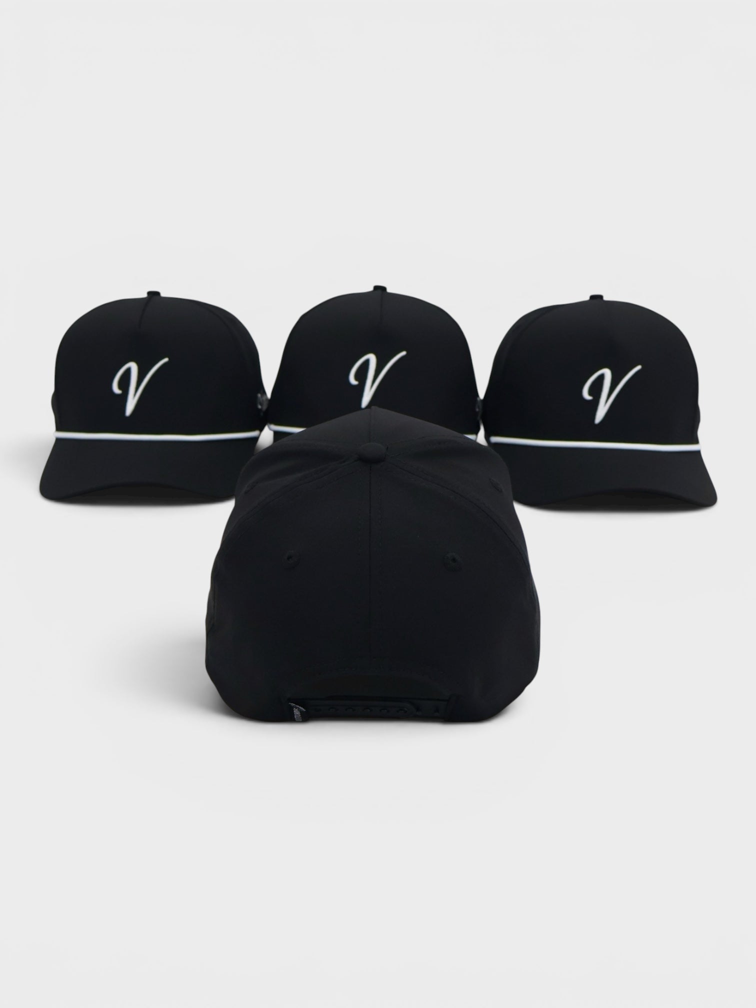 The Signature V Hat- Black