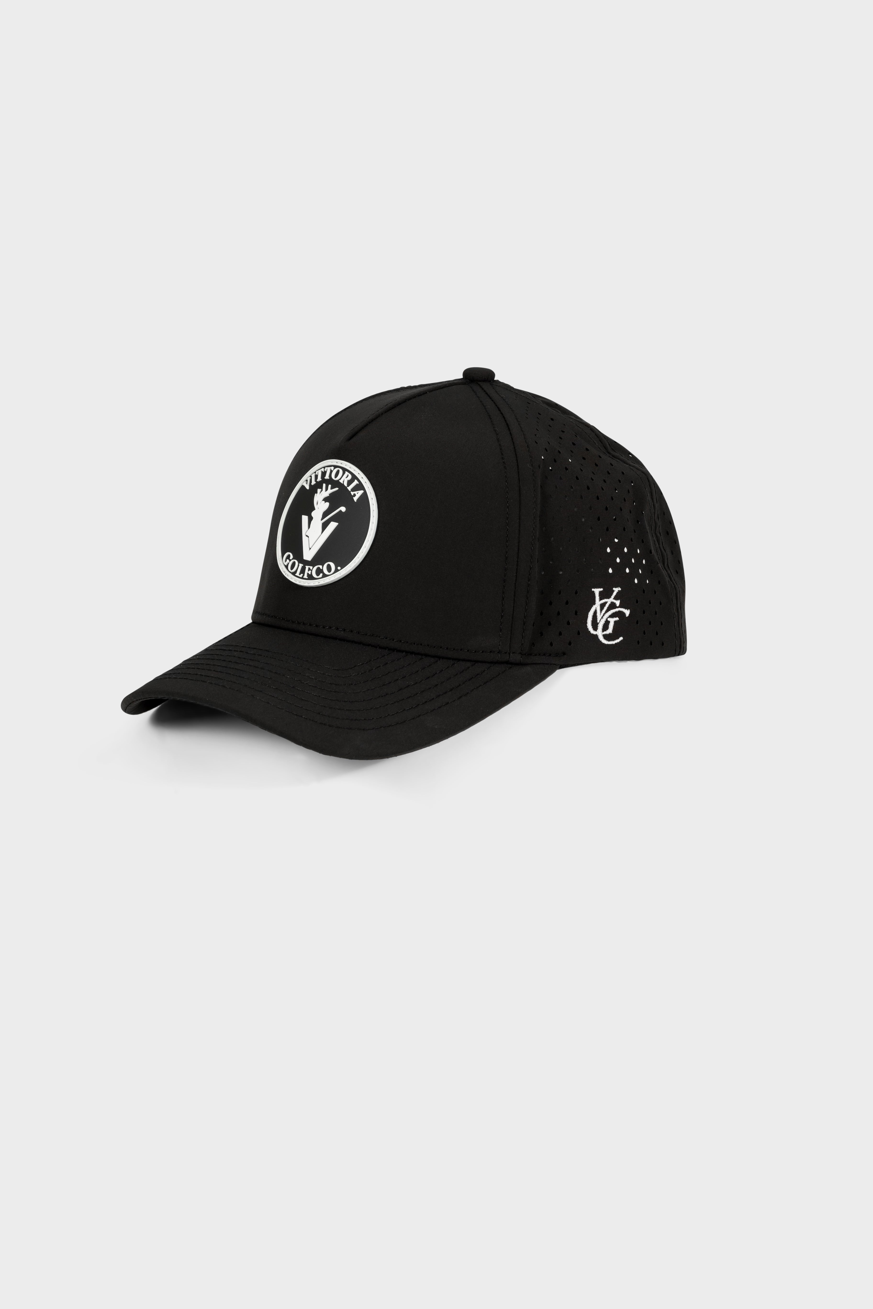 The Patch Hat black adjustable snapback with durable material and front logo patch