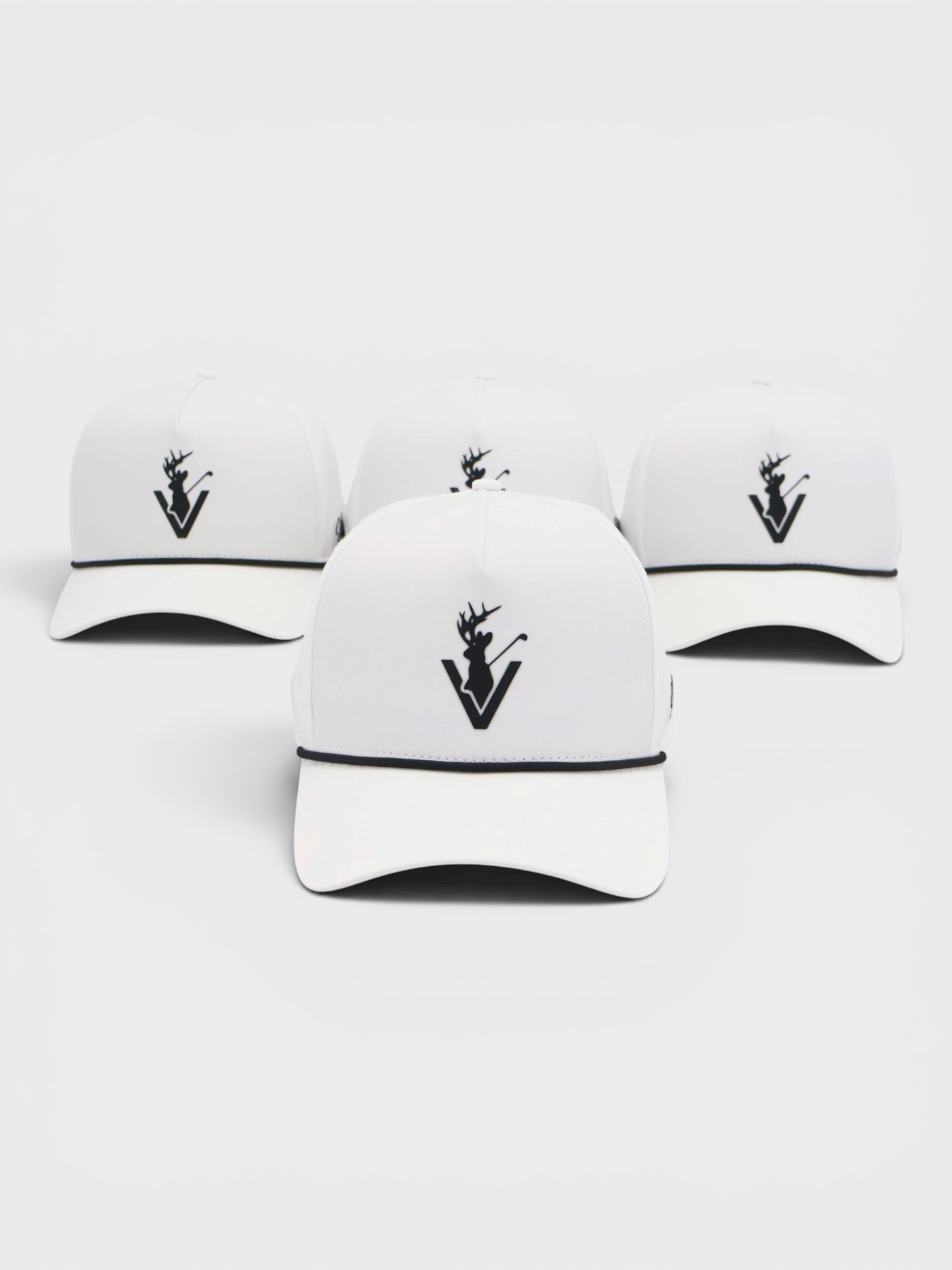 Performance Rope Hat with classic rope design, breathable fabric, and adjustable snapback for golf and casual wear
