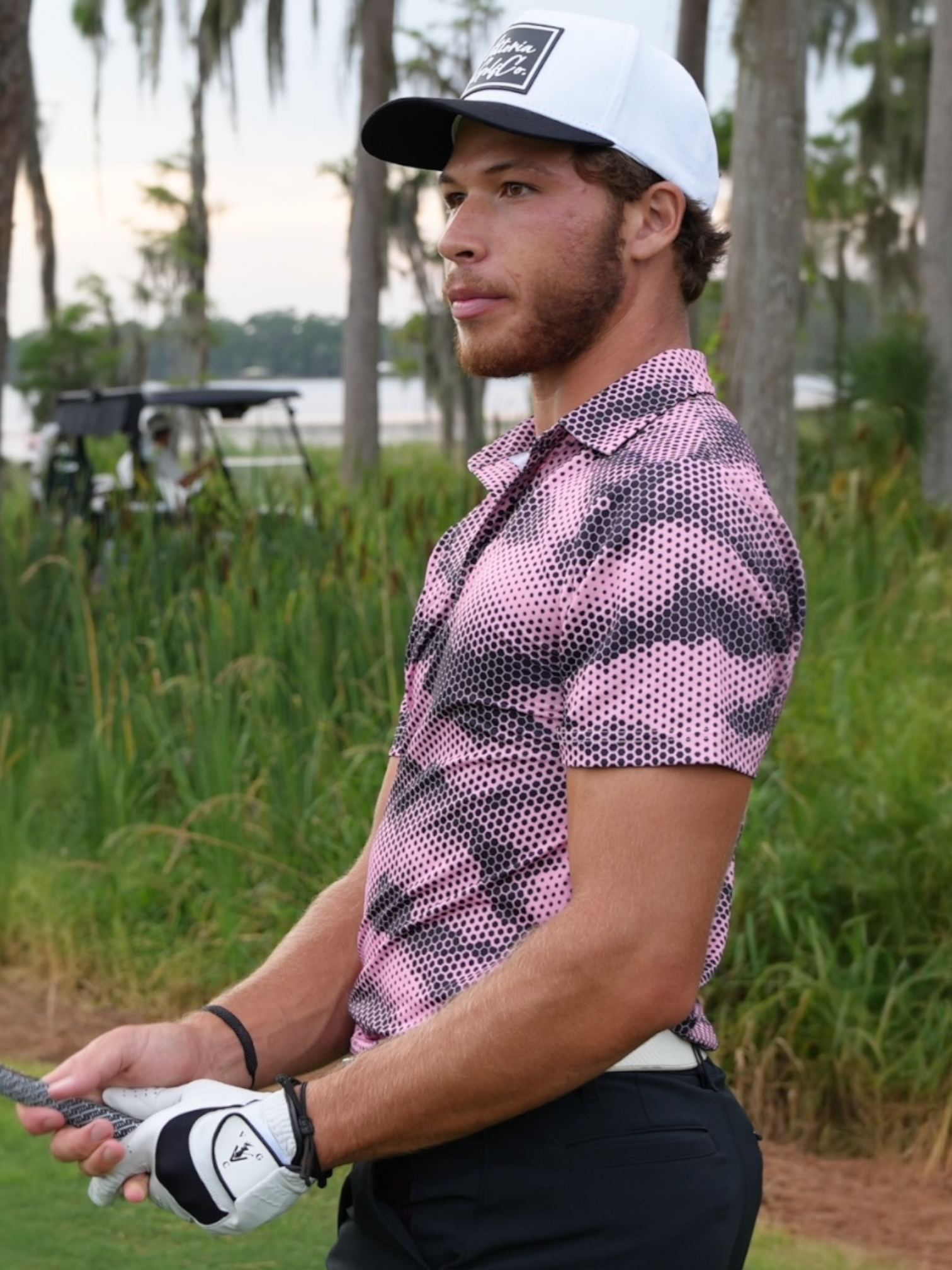 Vittoria Golf Co. Vapor Flex Heat Wave polo shirt with advanced cooling and moisture-wicking fabric for hot weather golf