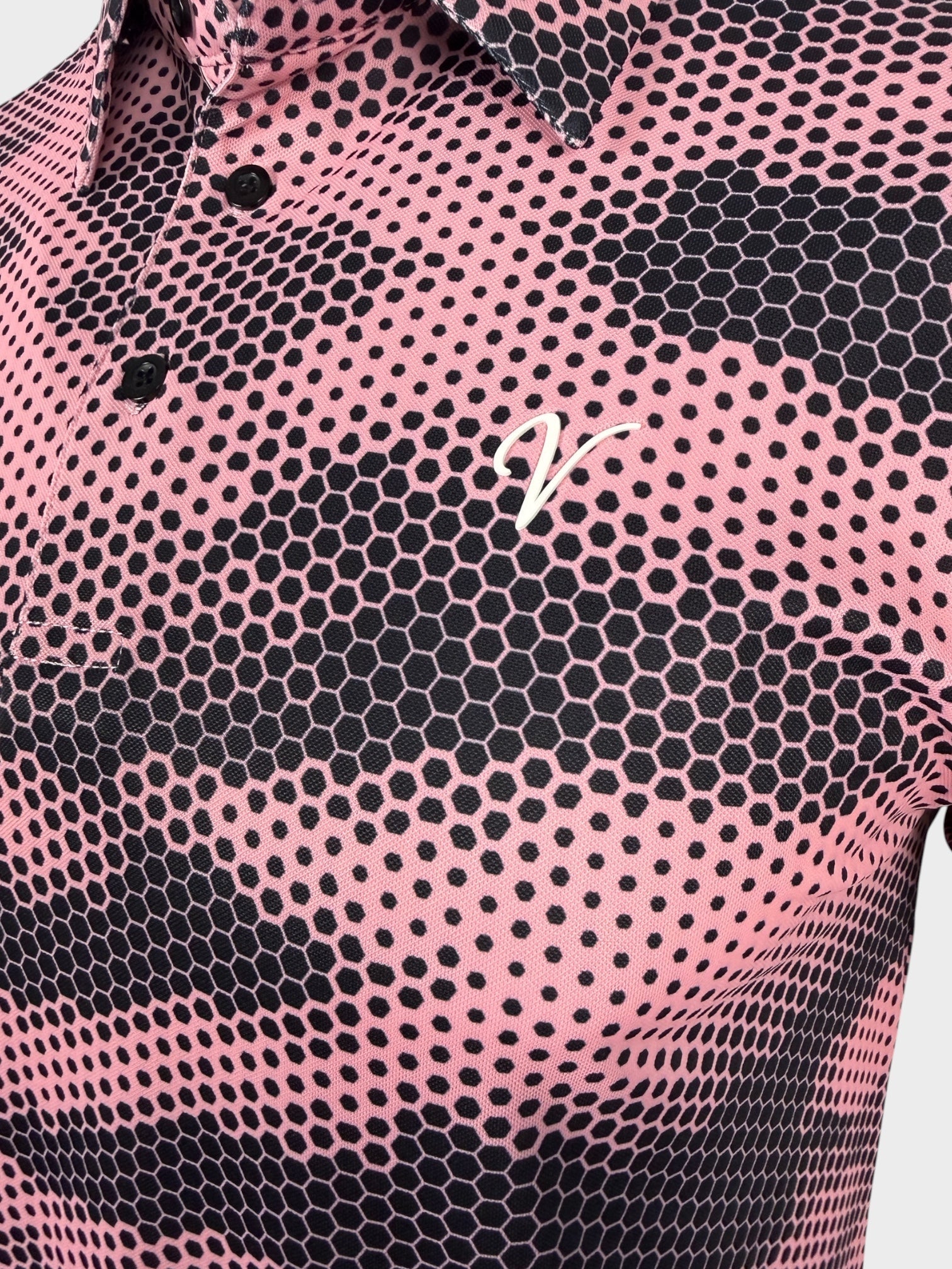 Vapor Flex Heat Wave polo shirt with advanced cooling technology for breathability and moisture wicking