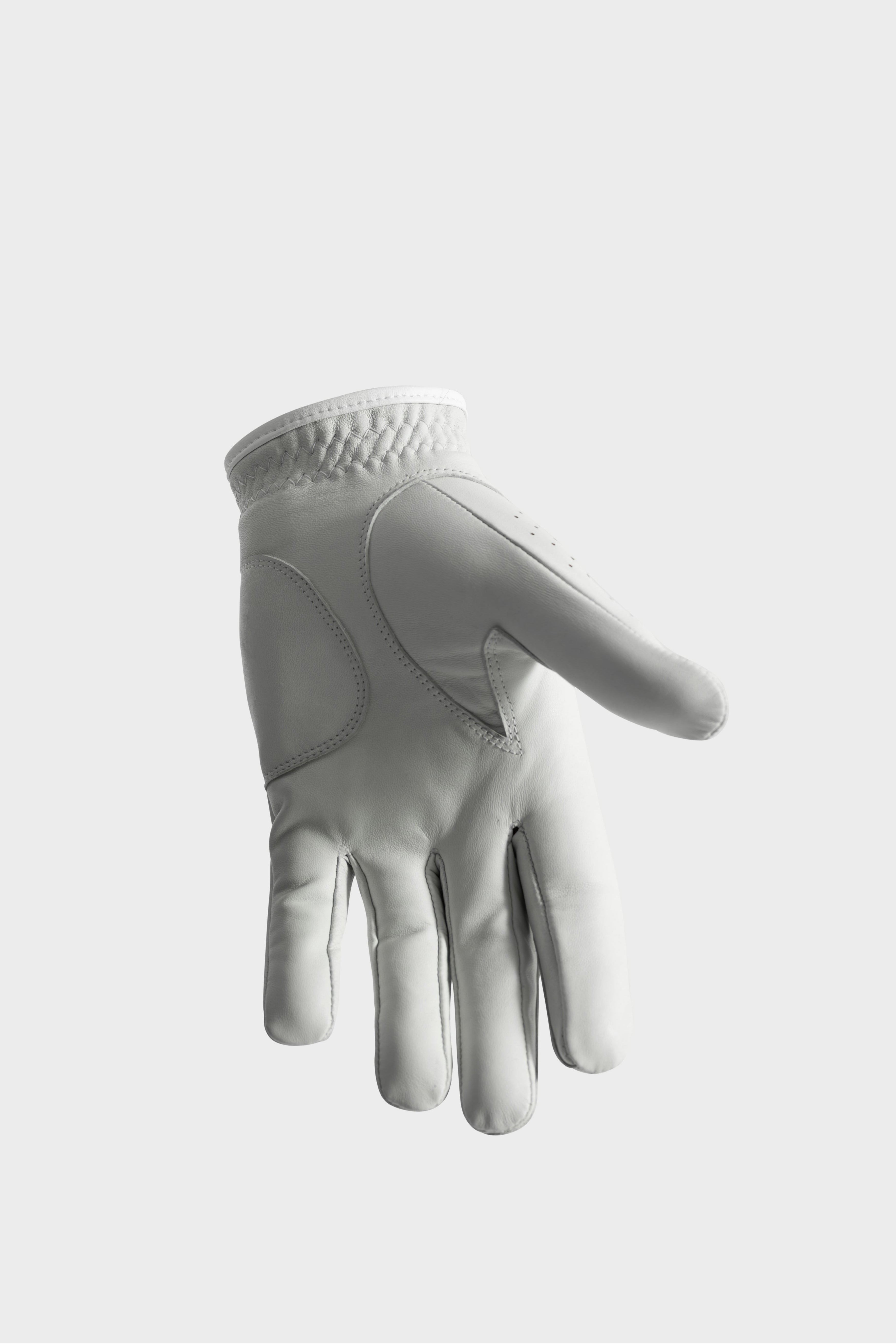 White Vittoria Tour Classic Glove made of premium Cabretta leather for golf performance and comfort