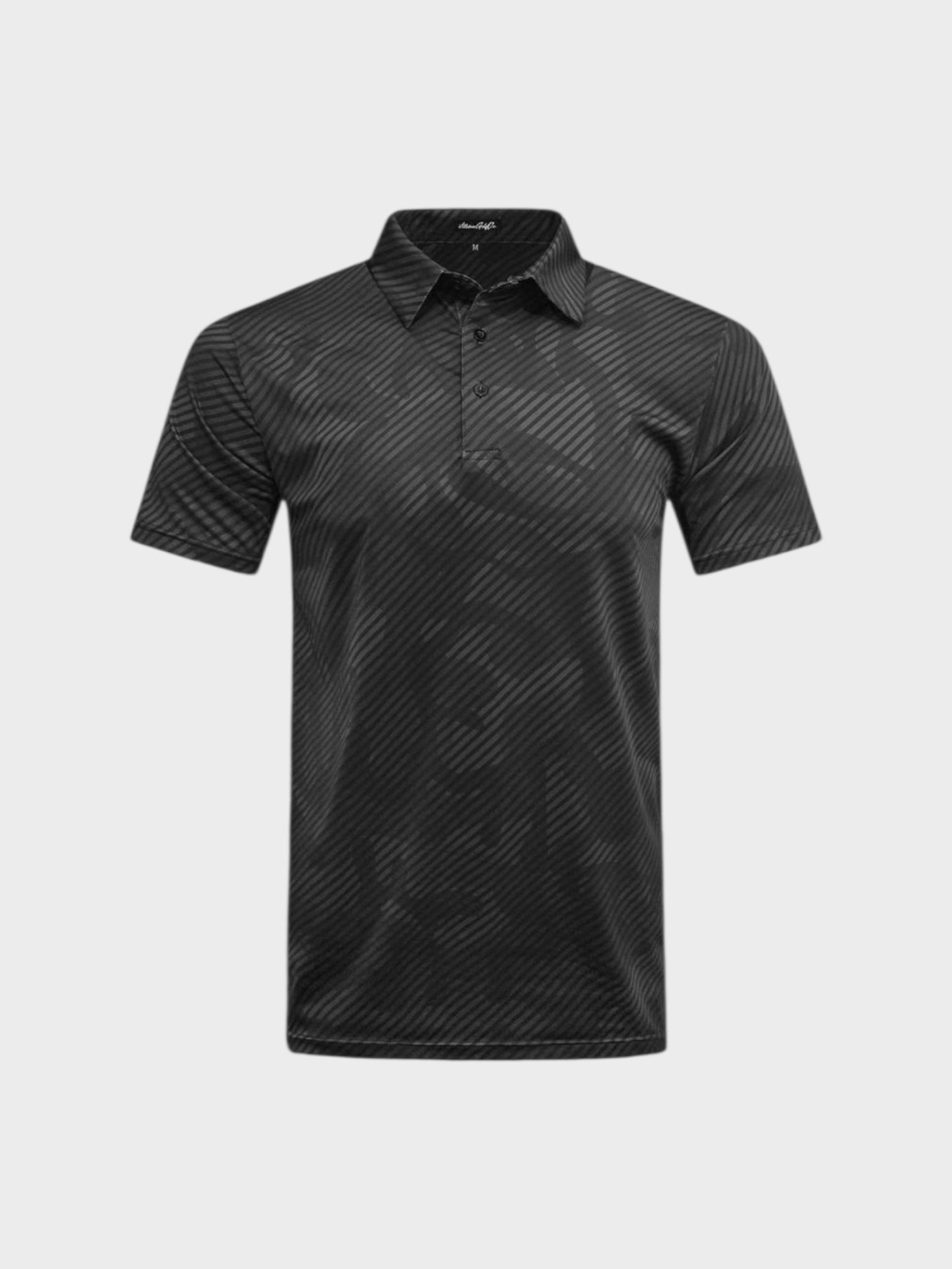 The Specter stealth black camo design with stripe details for all-day comfort and precision fit
