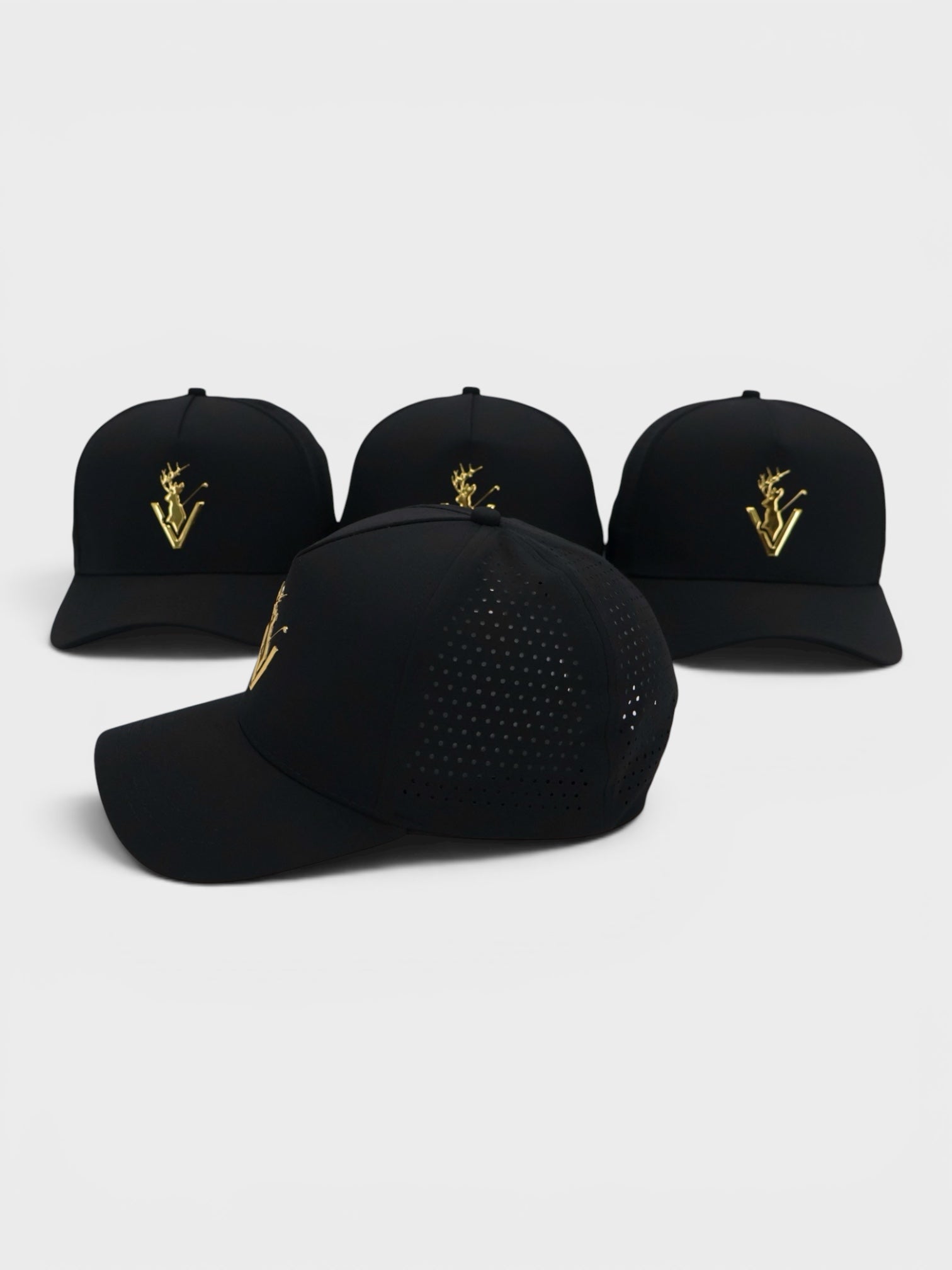Golden Era 2 hat with golden accents and bold logo embroidery, adjustable snapback design